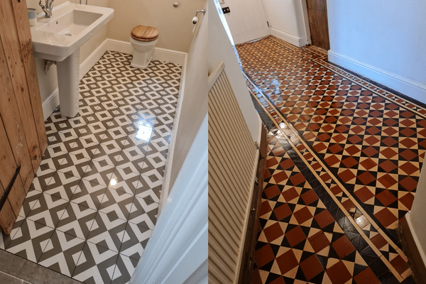 hard floor tile cleaning